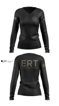 Evidence Recovery Team Women's Long Sleeve V-neck Shirt - 7