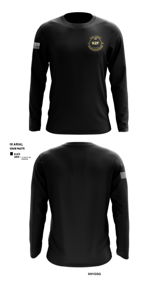 Long Sleeve Performance Shirt, 1-7 ADA D BATTERY, Army, Teamtime, Team time, sublimation, custom sports apparel, team uniforms, spirit wear, spiritwear, sports uniforms, custom shirts, team store, custom team store, fundraiser sports, apparel fundraiser