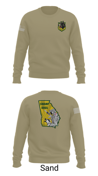 Crew Neck Sweatshirt, 93D MP DET (MWD), , Teamtime, Team time, sublimation, custom sports apparel, team uniforms, spirit wear, spiritwear, sports uniforms, custom shirts, team store, custom team store, fundraiser sports, apparel fundraiser