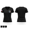 Onondaga Community College Campus Police Women's Short Sleeve V-neck Shirt - 1