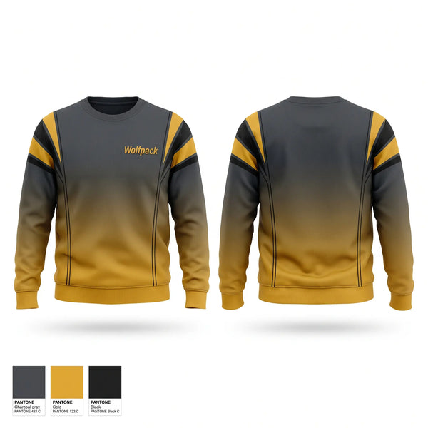 Crew Neck Sweatshirt, Wolfpack, Softball, Teamtime, Team time, sublimation, custom sports apparel, team uniforms, spirit wear, spiritwear, sports uniforms, custom shirts, team store, custom team store, fundraiser sports, apparel fundraiser