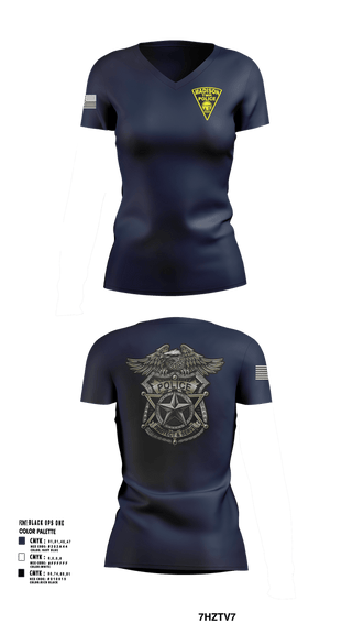 Womens Short Sleeve Vneck Shirt, Madison Township, Police, Teamtime, Team time, sublimation, custom sports apparel, team uniforms, spirit wear, spiritwear, sports uniforms, custom shirts, team store, custom team store, fundraiser sports, apparel fundraiser