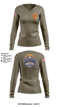 Honey Badgers / 30X 25750949 Women's Long Sleeve V-neck Shirt - 1