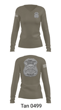 Detroit Detention Center 35084108 Women's Long Sleeve V-neck Shirt - 11