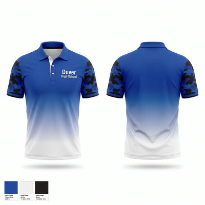Dover High School Short Sleeve Performance Polo - 1