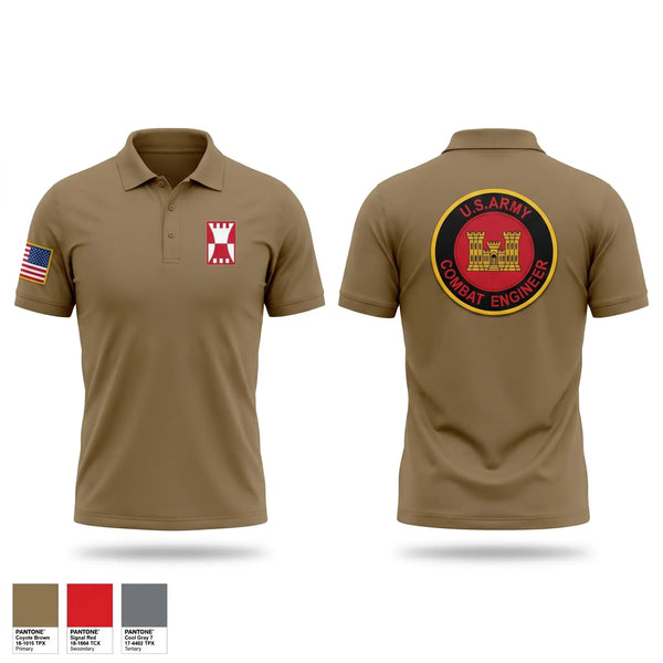 Short Sleeve Performance Polo, 855 EUD, Army, Teamtime, Team time, sublimation, custom sports apparel, team uniforms, spirit wear, spiritwear, sports uniforms, custom shirts, team store, custom team store, fundraiser sports, apparel fundraiser