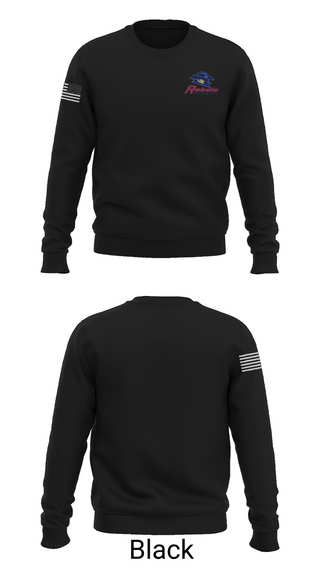 Crew Neck Sweatshirt, Rebels Baseball, Baseball, Teamtime, Team time, sublimation, custom sports apparel, team uniforms, spirit wear, spiritwear, sports uniforms, custom shirts, team store, custom team store, fundraiser sports, apparel fundraiser