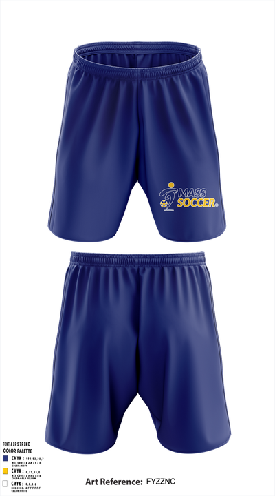 Mass Soccer 86060847 Athletic Shorts With Pockets - 2