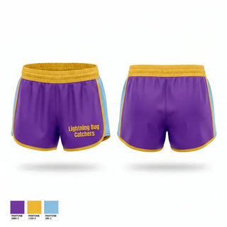 Womens Shorts, Lightning Bug Catchers, Softball, Teamtime, Team time, sublimation, custom sports apparel, team uniforms, spirit wear, spiritwear, sports uniforms, custom shirts, team store, custom team store, fundraiser sports, apparel fundraiser