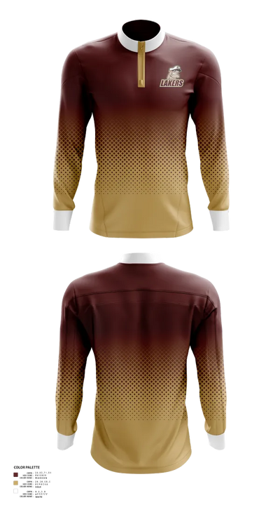 Pymatuning Valley Lakers 25226267 Quarter Zip Jacket - 21