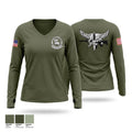 LADPS&C SRT Women's Long Sleeve V-neck Shirt - 1