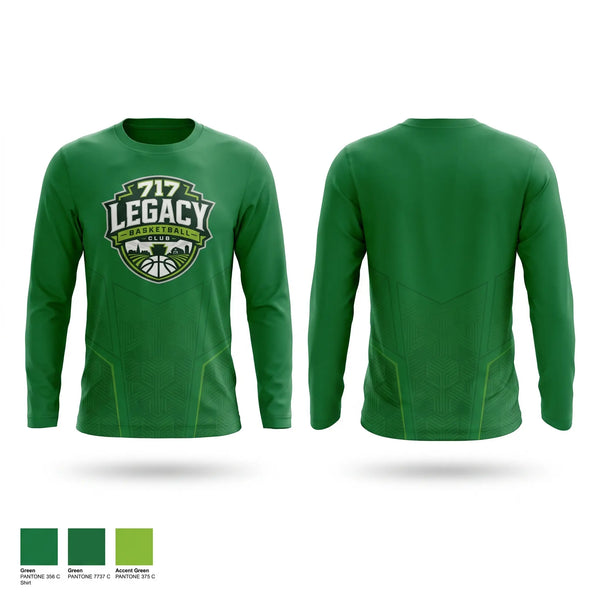 Long Sleeve Performance Shirt, 717 legacy, Men's Basketball, Teamtime, Team time, sublimation, custom sports apparel, team uniforms, spirit wear, spiritwear, sports uniforms, custom shirts, team store, custom team store, fundraiser sports, apparel fundraiser