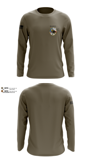Long Sleeve Performance Shirt, Seabees, Navy, Teamtime, Team time, sublimation, custom sports apparel, team uniforms, spirit wear, spiritwear, sports uniforms, custom shirts, team store, custom team store, fundraiser sports, apparel fundraiser