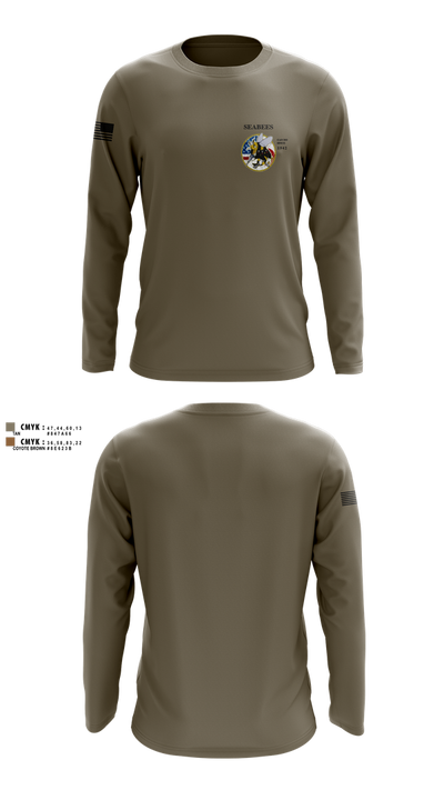 Seabees Long Sleeve Performance Shirt 2