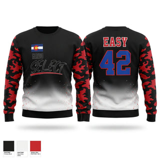Crew Neck Sweatshirt, NOCO Select, Men's Basketball, Teamtime, Team time, sublimation, custom sports apparel, team uniforms, spirit wear, spiritwear, sports uniforms, custom shirts, team store, custom team store, fundraiser sports, apparel fundraiser