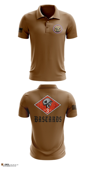 Short Sleeve Performance Polo, Bastards, Army, Teamtime, Team time, sublimation, custom sports apparel, team uniforms, spirit wear, spiritwear, sports uniforms, custom shirts, team store, custom team store, fundraiser sports, apparel fundraiser
