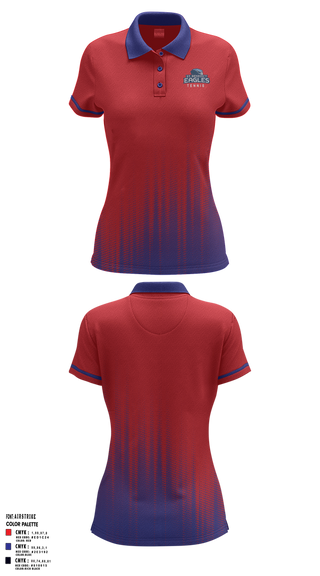 Womens Short Sleeve Performance Polo, SBA Eagles Tennis, Tennis, Teamtime, Team time, sublimation, custom sports apparel, team uniforms, spirit wear, spiritwear, sports uniforms, custom shirts, team store, custom team store, fundraiser sports, apparel fundraiser