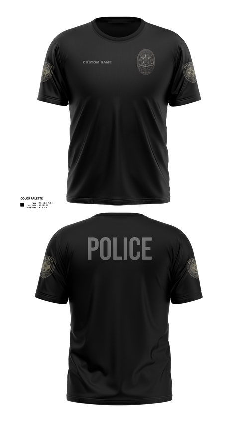 Old School Cotton Shirt, Tye Police - TX, Police, Teamtime, Team time, sublimation, custom sports apparel, team uniforms, spirit wear, spiritwear, sports uniforms, custom shirts, team store, custom team store, fundraiser sports, apparel fundraiser