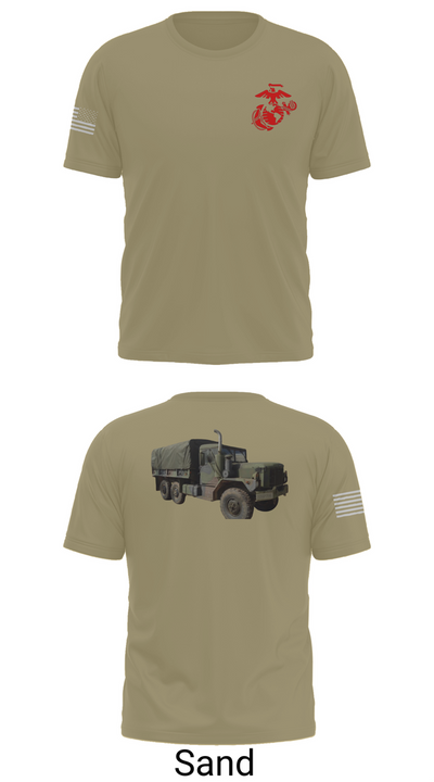 H&S Battalion HQ CO Station Motor T 63932738 Old School Cotton Feel Shirt - 90