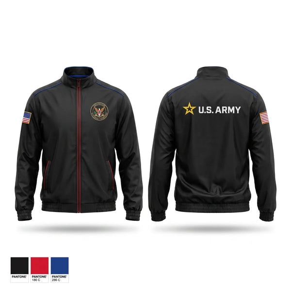 Windbreaker, Arlington National Cemetery, Army, Teamtime, Team time, sublimation, custom sports apparel, team uniforms, spirit wear, spiritwear, sports uniforms, custom shirts, team store, custom team store, fundraiser sports, apparel fundraiser