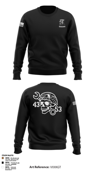 Crew Neck Sweatshirt, 4-3 AHB, , Teamtime, Team time, sublimation, custom sports apparel, team uniforms, spirit wear, spiritwear, sports uniforms, custom shirts, team store, custom team store, fundraiser sports, apparel fundraiser