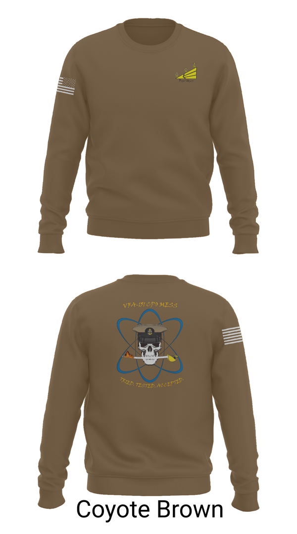 Crew Neck Sweatshirt, VFA-151, , Teamtime, Team time, sublimation, custom sports apparel, team uniforms, spirit wear, spiritwear, sports uniforms, custom shirts, team store, custom team store, fundraiser sports, apparel fundraiser