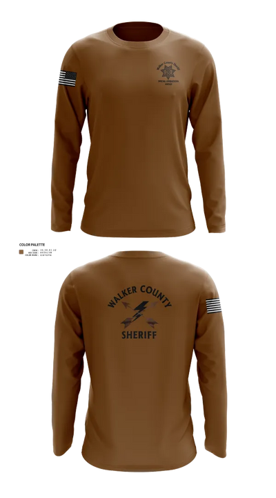 Walker County Sheriff SOG Team 13437344 Long Sleeve Performance Shirt 20