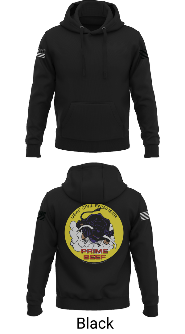 Hoodie, 185th CES, Navy, Teamtime, Team time, sublimation, custom sports apparel, team uniforms, spirit wear, spiritwear, sports uniforms, custom shirts, team store, custom team store, fundraiser sports, apparel fundraiser