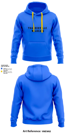Hoodie, Thackerville Wildcats, Baseball, Teamtime, Team time, sublimation, custom sports apparel, team uniforms, spirit wear, spiritwear, sports uniforms, custom shirts, team store, custom team store, fundraiser sports, apparel fundraiser