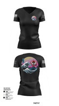 ODA 1123 34681510 Women's Short Sleeve V-neck Shirt - 101