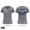 Pittsylvania County Sheriff's Office Hostage Negotiations Women's Short Sleeve V-neck Shirt - 1