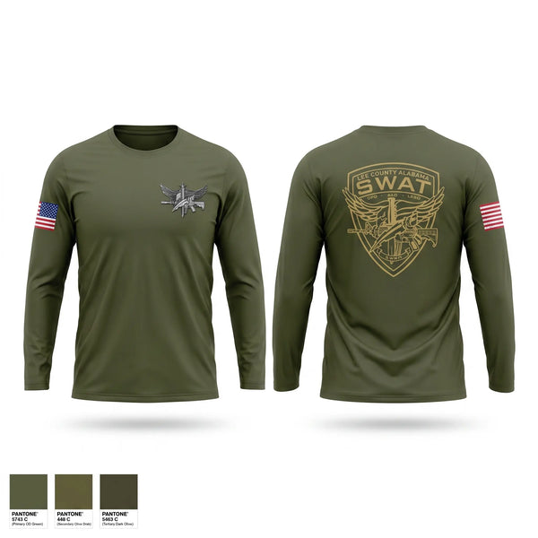 Long Sleeve Performance Shirt, SWAT, Police, Teamtime, Team time, sublimation, custom sports apparel, team uniforms, spirit wear, spiritwear, sports uniforms, custom shirts, team store, custom team store, fundraiser sports, apparel fundraiser