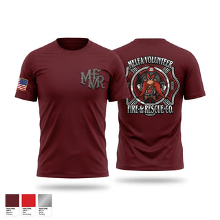 Short Sleeve Performance Shirt, Melfa Vol. Fire & Rescue Co. Inc, Fire Department, Teamtime, Team time, sublimation, custom sports apparel, team uniforms, spirit wear, spiritwear, sports uniforms, custom shirts, team store, custom team store, fundraiser sports, apparel fundraiser