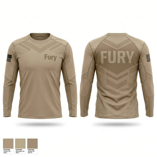 Long Sleeve Performance Shirt, Fury, Army, Teamtime, Team time, sublimation, custom sports apparel, team uniforms, spirit wear, spiritwear, sports uniforms, custom shirts, team store, custom team store, fundraiser sports, apparel fundraiser