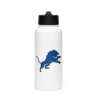 Pope John XXIII Regional High School Basketball 70006632 Stainless Steel Water Bottle with a Straw Lid