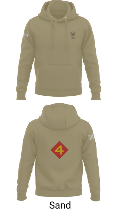 14th Marine regiment 4th Marine corps division 57481844 Hoodie - 98
