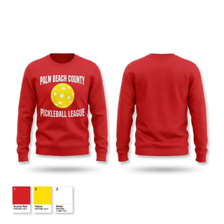 Crew Neck Sweatshirt, Palm Beach County Pickleball League, , Teamtime, Team time, sublimation, custom sports apparel, team uniforms, spirit wear, spiritwear, sports uniforms, custom shirts, team store, custom team store, fundraiser sports, apparel fundraiser