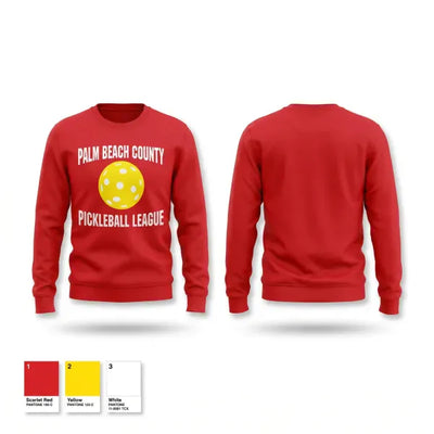 Palm Beach County Pickleball League 30850945 Crew Neck Sweatshirt - 2