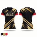 Amped up athletics 39488452 Women's Short Sleeve V-neck Shirt - 1