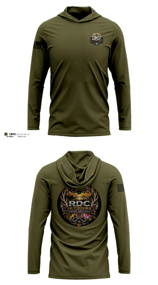 Long Sleeve hooded sunshirt, RDC Outdoors, Police, Teamtime, Team time, sublimation, custom sports apparel, team uniforms, spirit wear, spiritwear, sports uniforms, custom shirts, team store, custom team store, fundraiser sports, apparel fundraiser