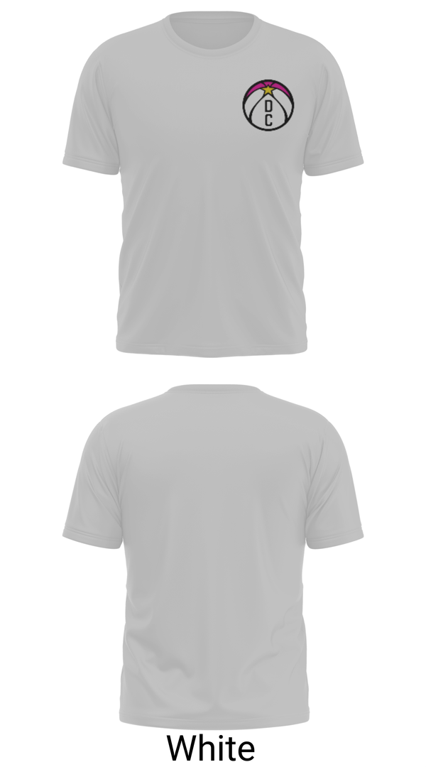 Short Sleeve Performance Shirt, DC Hoops, Women's Basketball, Teamtime, Team time, sublimation, custom sports apparel, team uniforms, spirit wear, spiritwear, sports uniforms, custom shirts, team store, custom team store, fundraiser sports, apparel fundraiser
