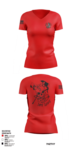 Women's Short Sleeve Vneck Shirt, 386th ECES/CEF, Fire Department, Teamtime, Team time, sublimation, custom sports apparel, team uniforms, spirit wear, spiritwear, sports uniforms, custom shirts, team store, custom team store, fundraiser sports, apparel fundraiser