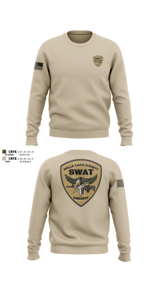 Crew Neck Sweatshirt, , Police, Teamtime, Team time, sublimation, custom sports apparel, team uniforms, spirit wear, spiritwear, sports uniforms, custom shirts, team store, custom team store, fundraiser sports, apparel fundraiser