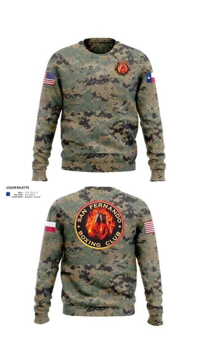 San Fernando Boxing Club 92427997 Crew Neck Sweatshirt - 50 (1)