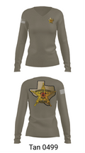 Hudspeth county sheriff office 47128359 Women's Long Sleeve V-neck Shirt - 73
