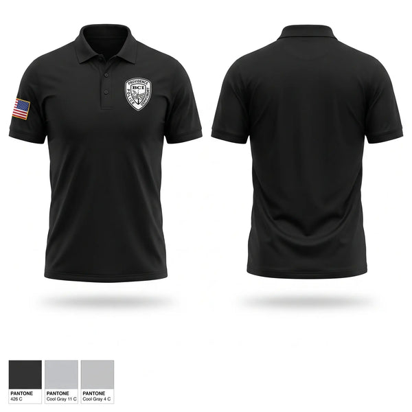 Short Sleeve Performance Polo, Providence Police BCI, Police, Teamtime, Team time, sublimation, custom sports apparel, team uniforms, spirit wear, spiritwear, sports uniforms, custom shirts, team store, custom team store, fundraiser sports, apparel fundraiser