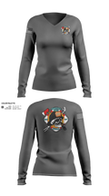Forgotten Coast F.O.O.L.S. 45803403 Women's Long Sleeve V-neck Shirt - 22
