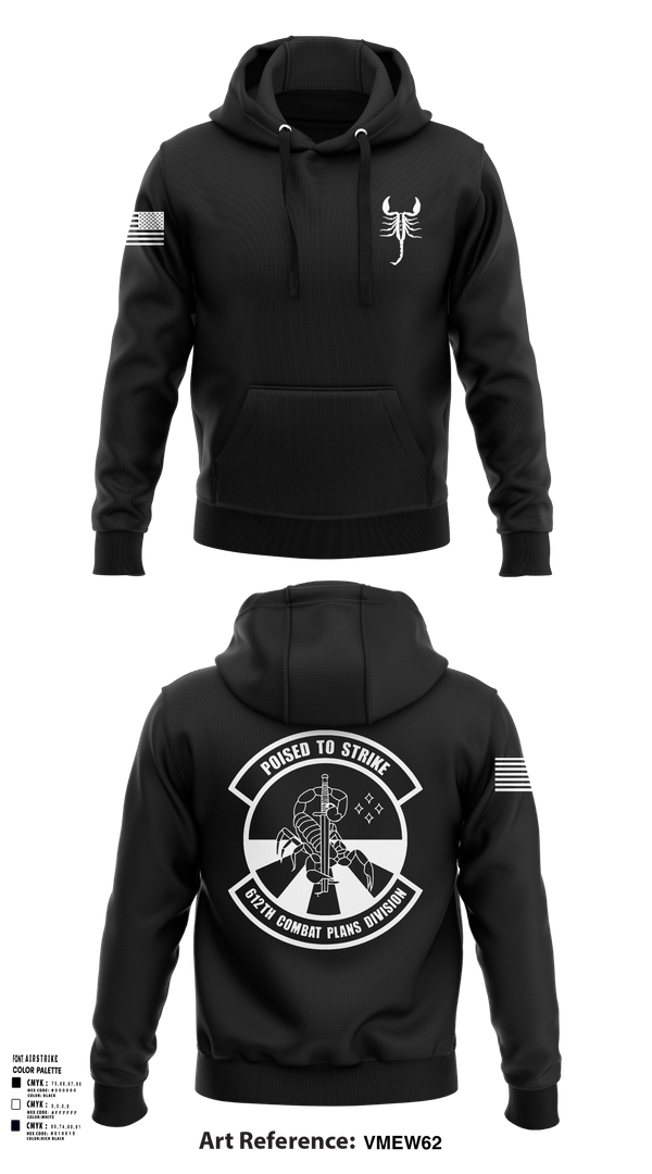 Hoodie, 612 Combat Plans Division, , Teamtime, Team time, sublimation, custom sports apparel, team uniforms, spirit wear, spiritwear, sports uniforms, custom shirts, team store, custom team store, fundraiser sports, apparel fundraiser