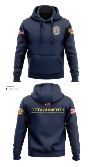 Hoodie, Detachment 1 SERO, National Guard, Teamtime, Team time, sublimation, custom sports apparel, team uniforms, spirit wear, spiritwear, sports uniforms, custom shirts, team store, custom team store, fundraiser sports, apparel fundraiser