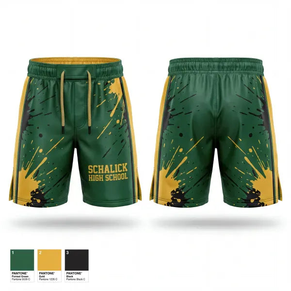 Fight Shorts, Schalick High School, Wrestling, Teamtime, Team time, sublimation, custom sports apparel, team uniforms, spirit wear, spiritwear, sports uniforms, custom shirts, team store, custom team store, fundraiser sports, apparel fundraiser